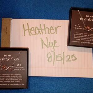 Sterling Silver Infinity Bestie Necklaces